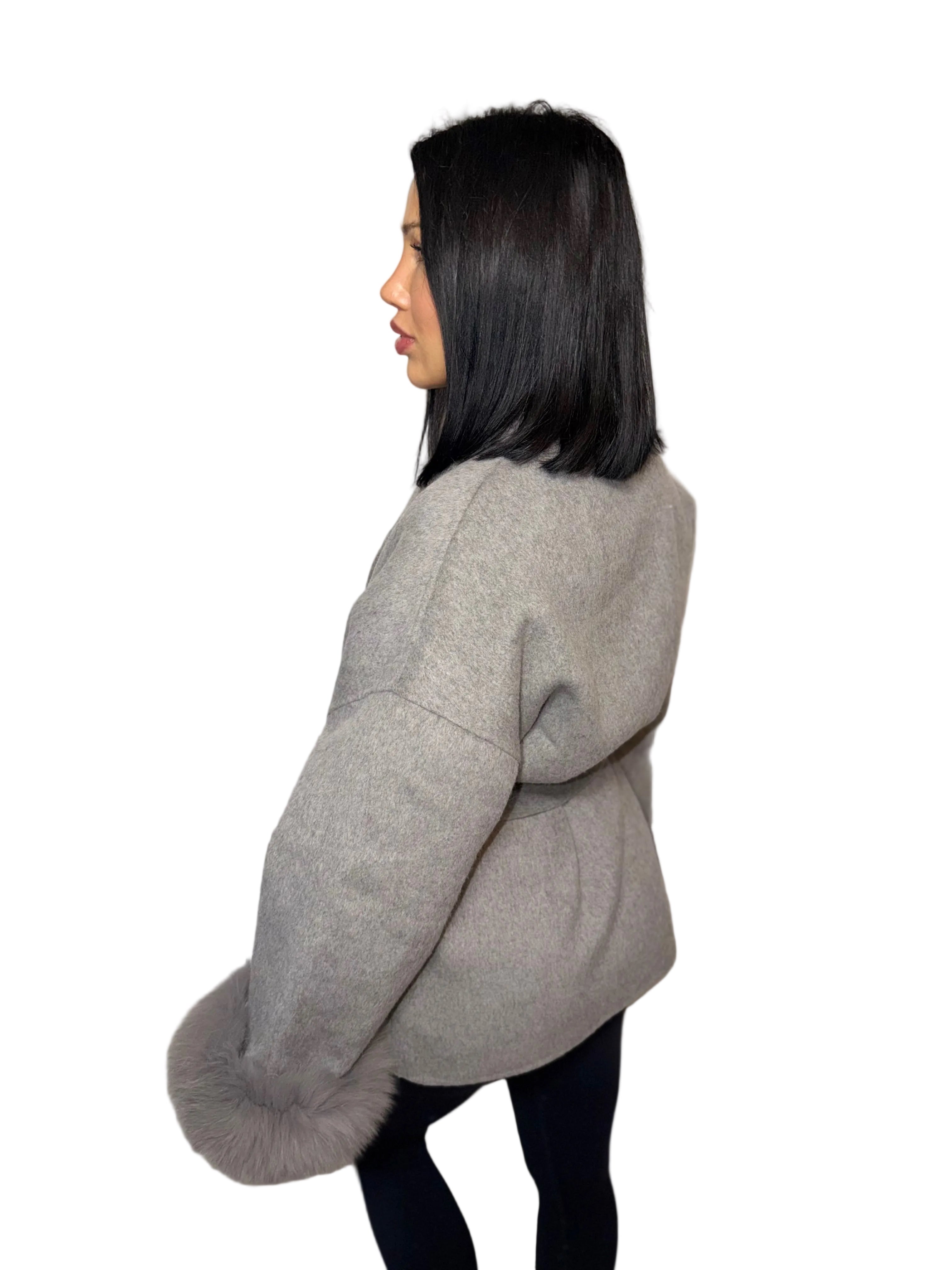 Daisey Wool Coat - Gray