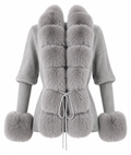 Furry Cashmere Knit - Grey