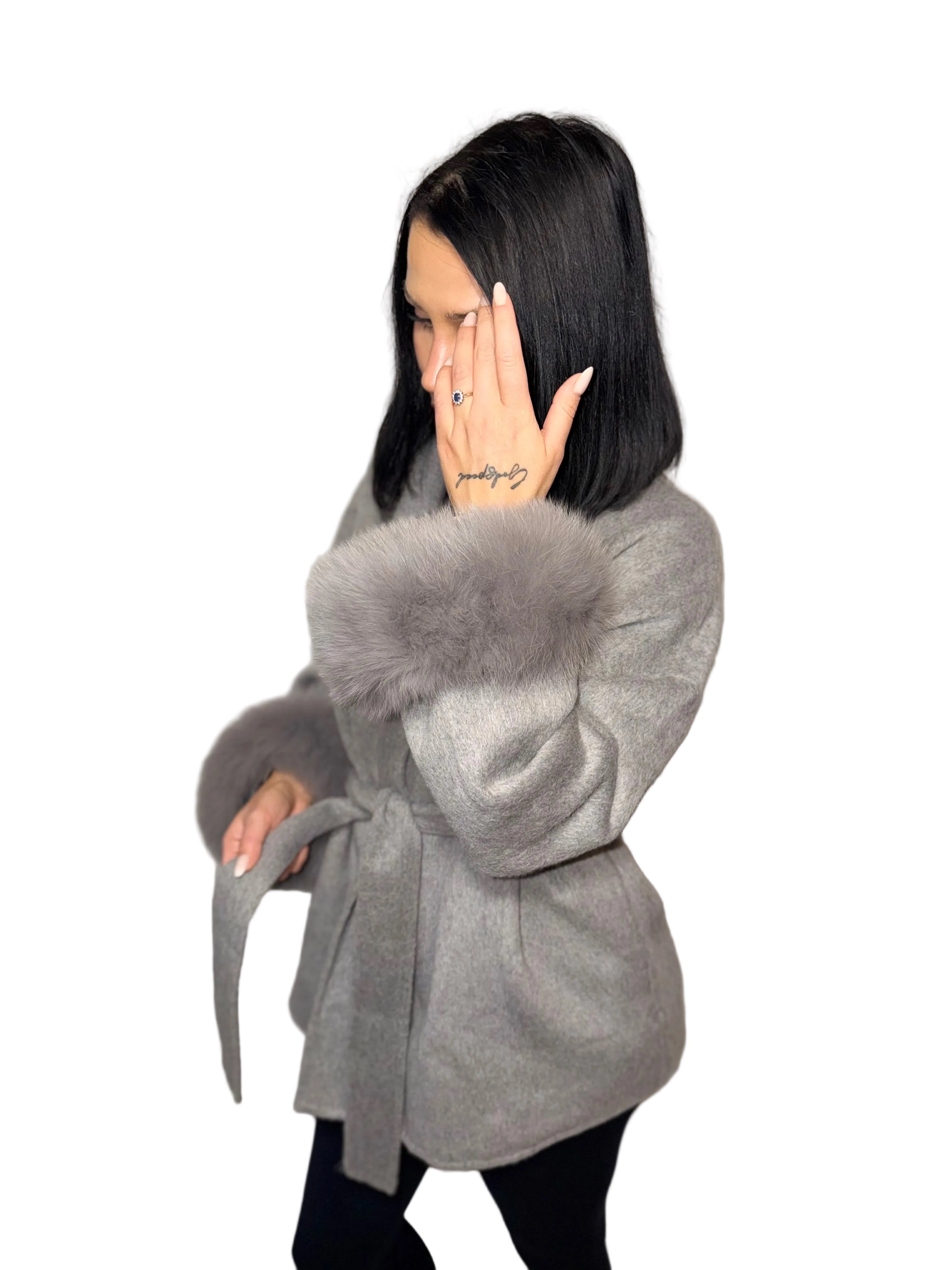 Daisey Wool Coat - Gray