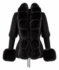 Furry Cashmere Knit - Black