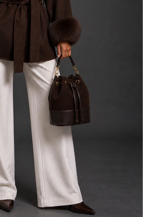 Bucket Bag - Dark Brown