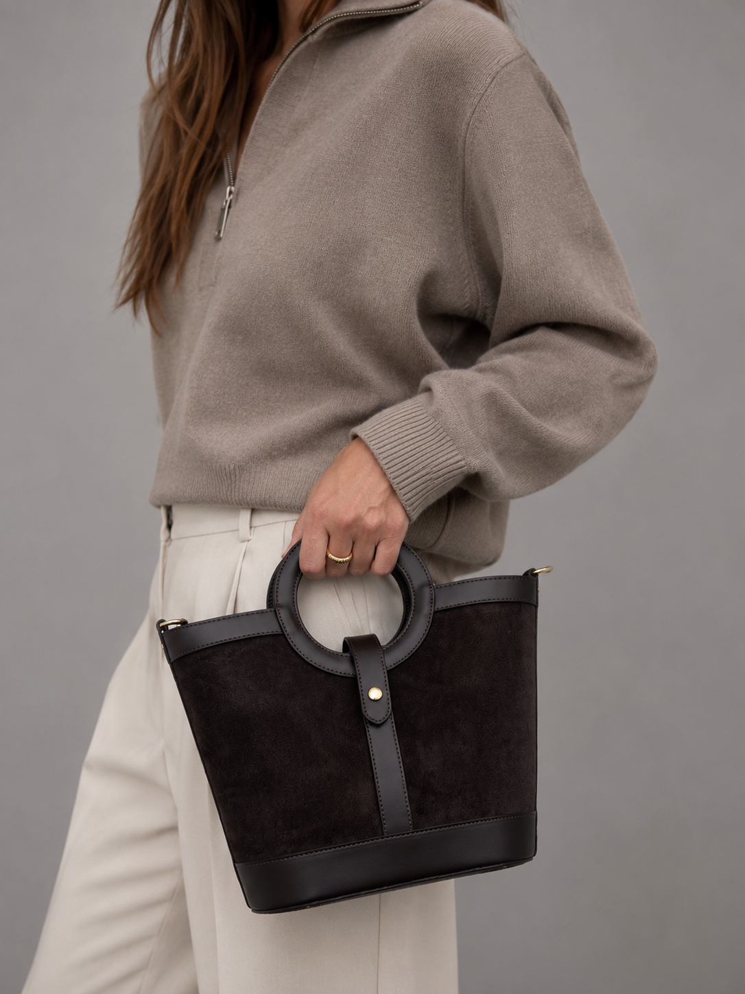 Circle Bag - Dark Brown