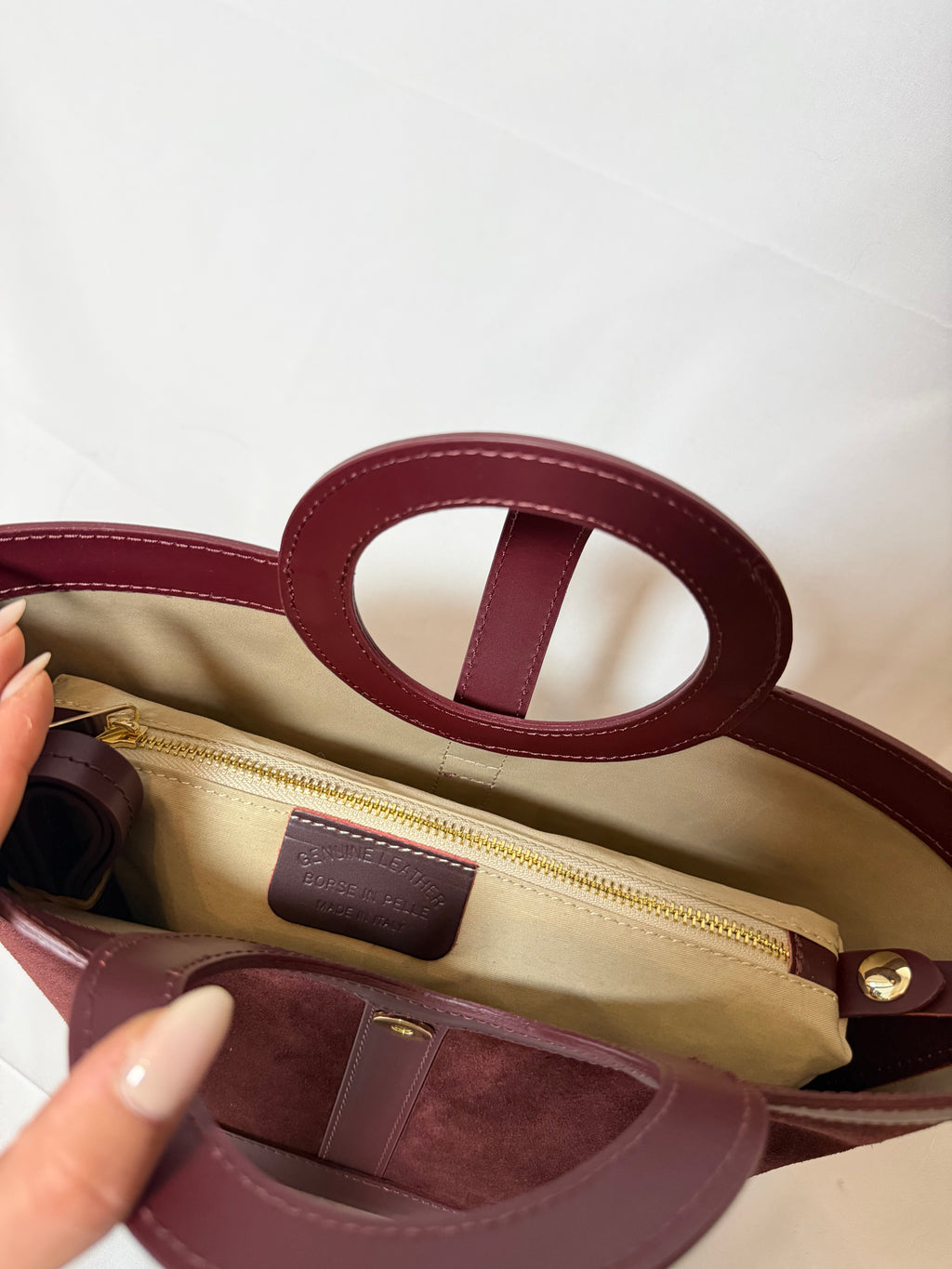 Circle Bag - Burgundy