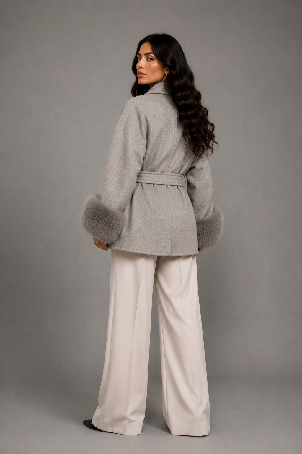 Daisey Wool Coat - Gray