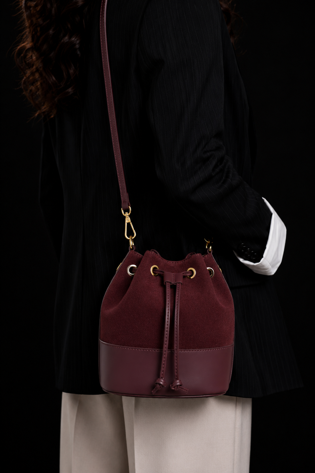Bucket Bag - Burgundy