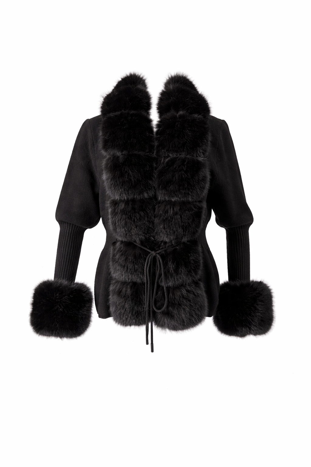 Furry Cashmere Knit - Black