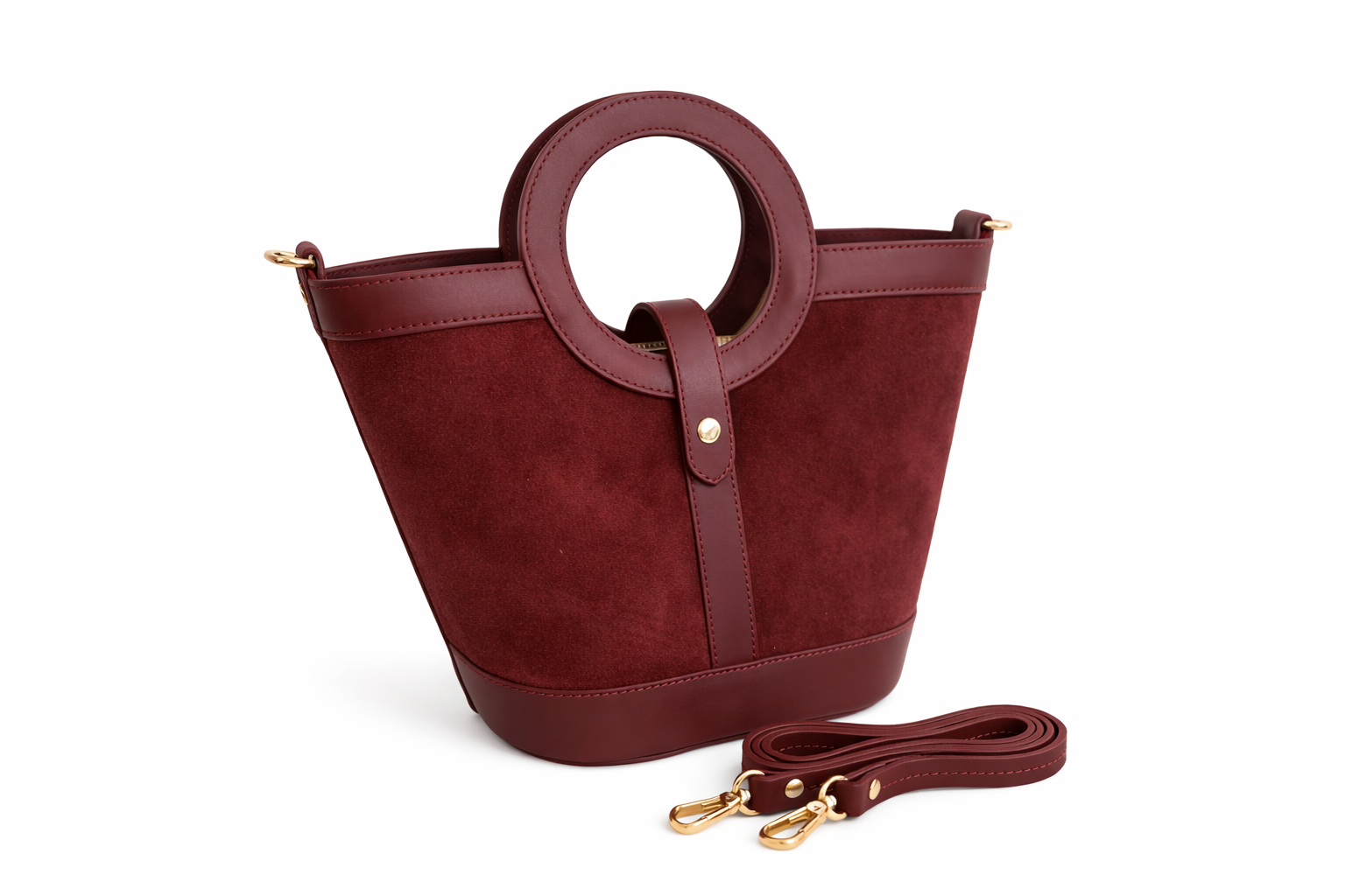 Circle Bag - Burgundy