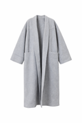 Longline Overcoat - Light Gray