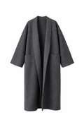 Longline Overcoat - Dark Gray