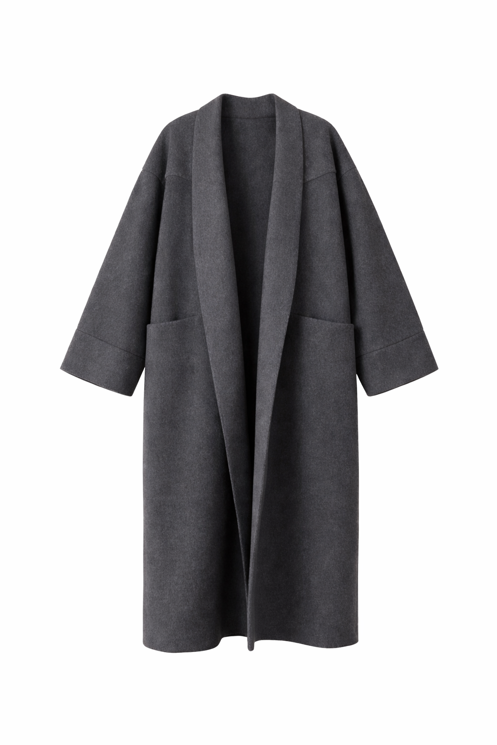 Longline Overcoat - Dark Gray